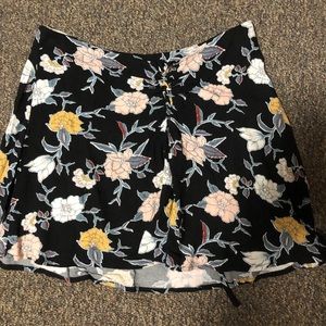Floral skater skirt
